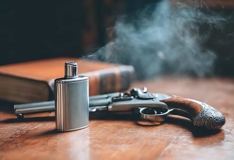 Sherlock Pistol on Table 550h